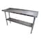 Bk Resources Work Table Stainless Steel Undershelf, Plastic feet 1.5" Riser 60"x18" SVTR-1860 - alternate 4